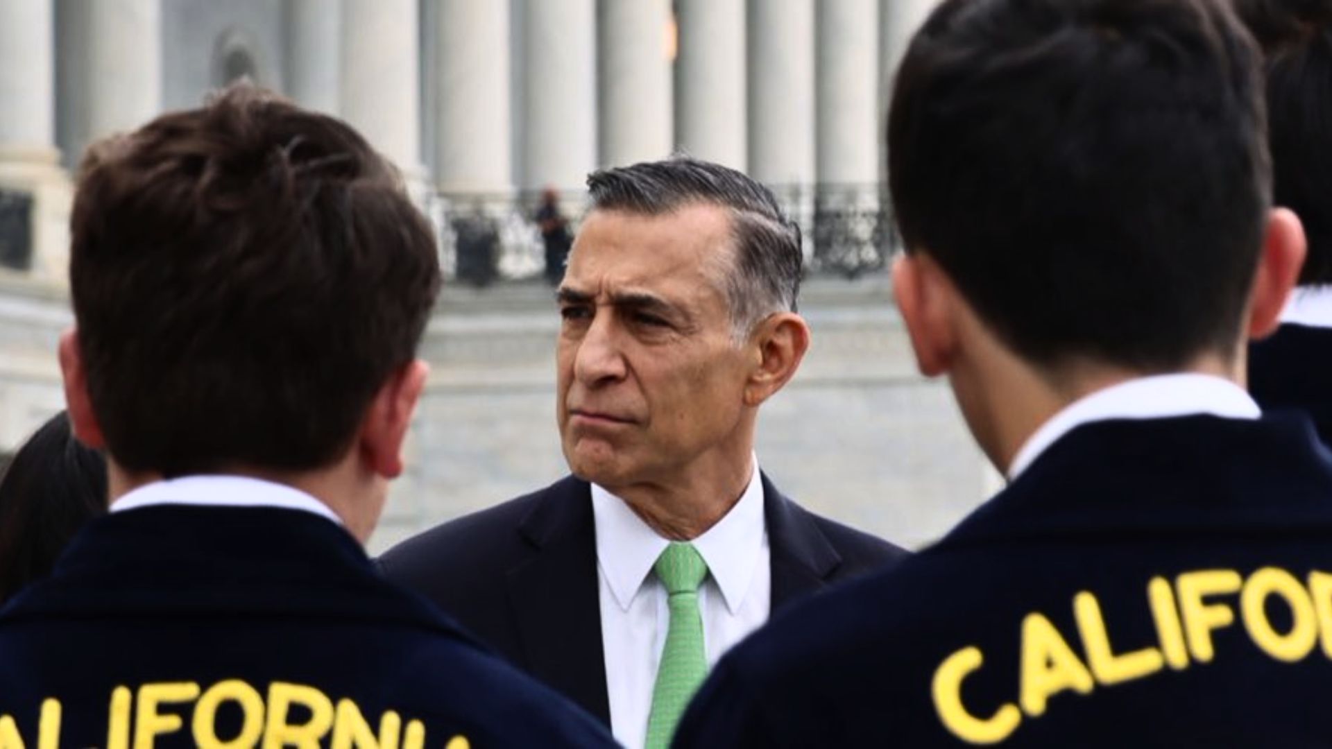 California GOP Rep. Darrell Issa accused Biden of committing treason involving 140 countries, a statement that shocked a Fox News anchor