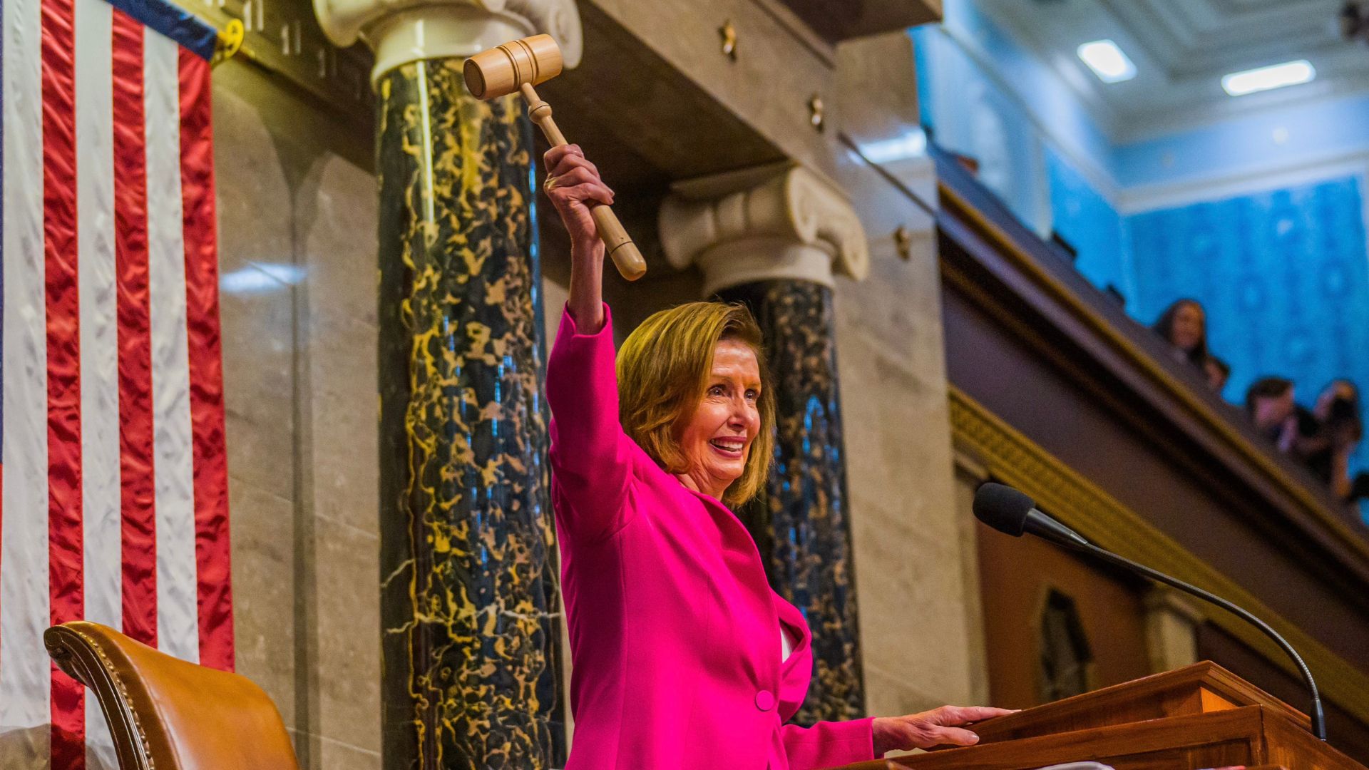 Representative Nancy Pelosi (D-CA) said Sunday on CNN’s “State of the Union” that Democrats had to win the election because former President Donald Trump was “predicting a bloodbath.