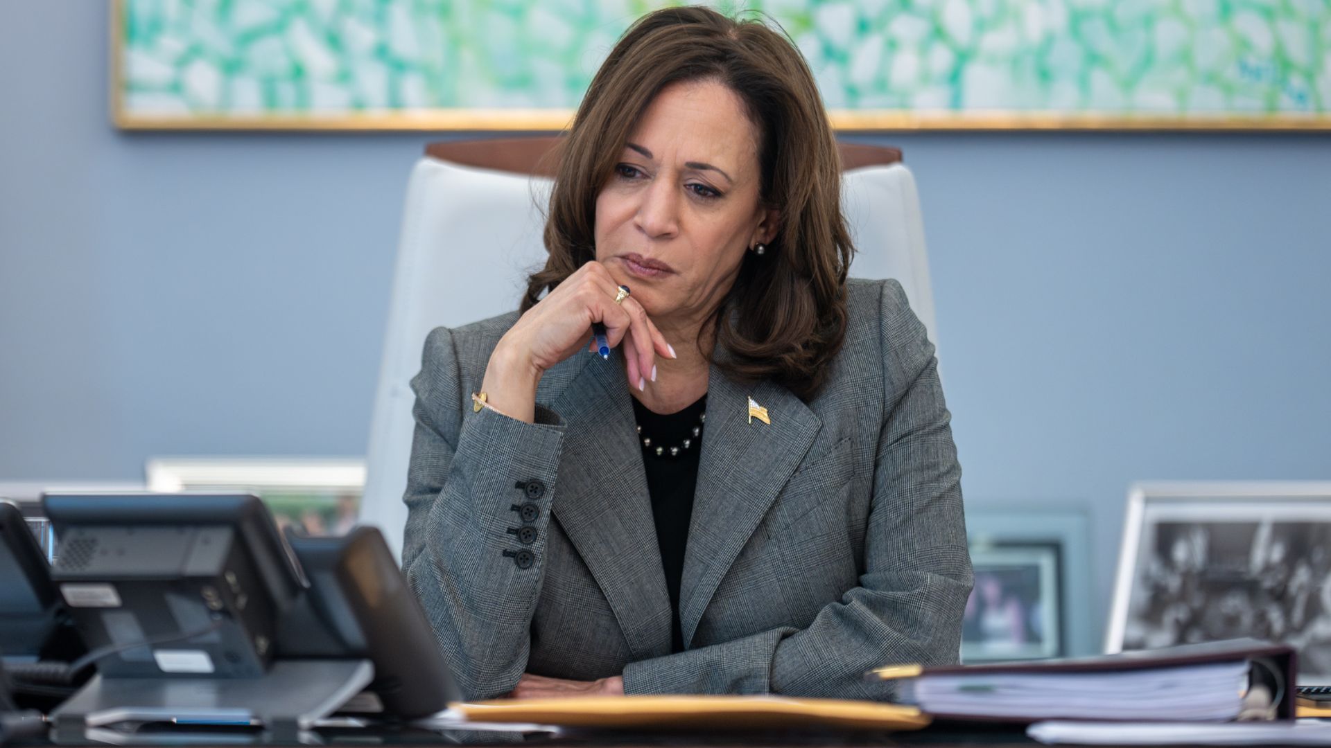 Polls of Gavin Newsom suggest he doesn't stand a strong chance in a potential presidential race, especially when compared to Harris or Trump