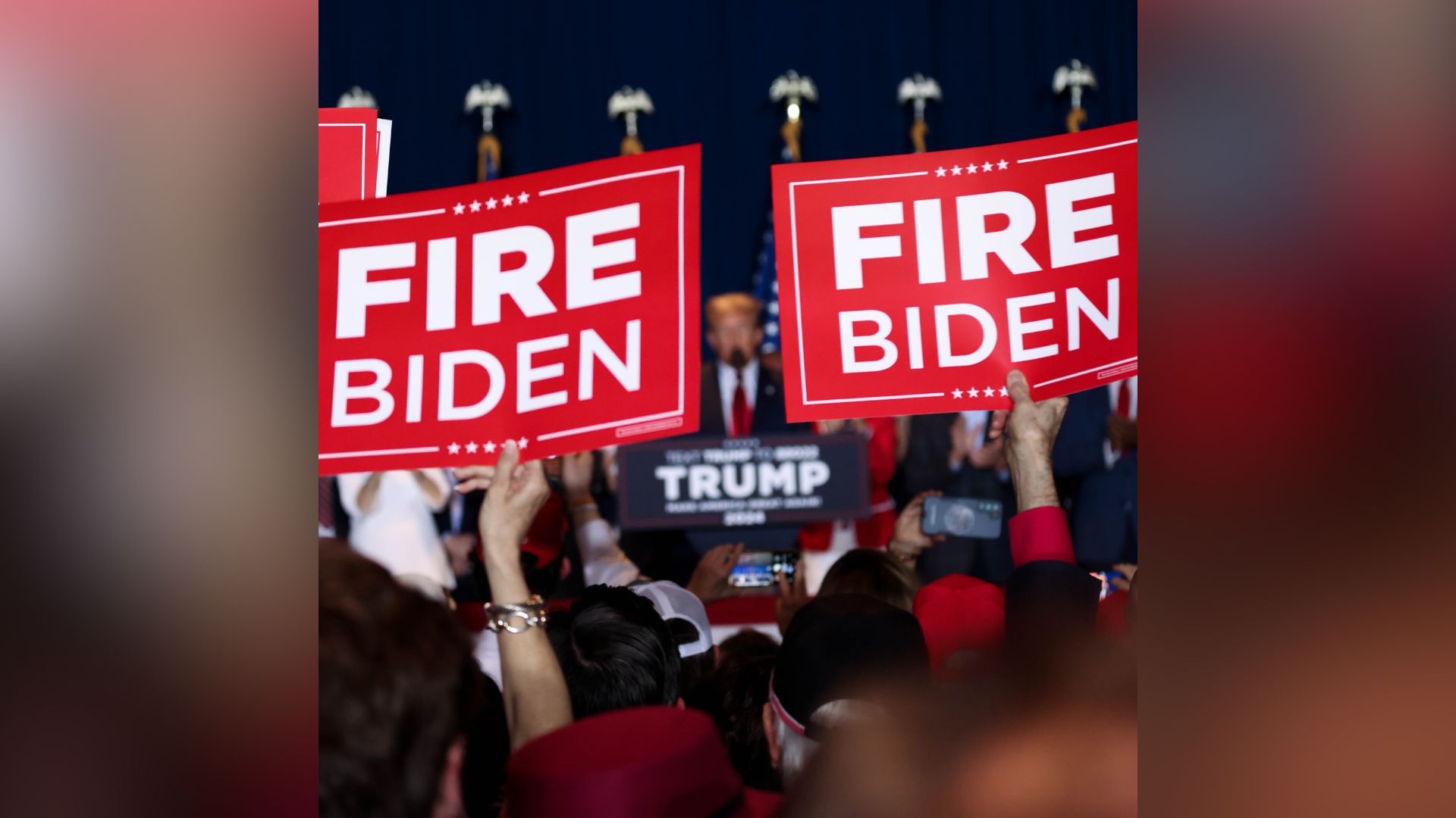 In a recent poll, more people in seven key states seem to prefer former President Trump over President Biden for the upcoming election.