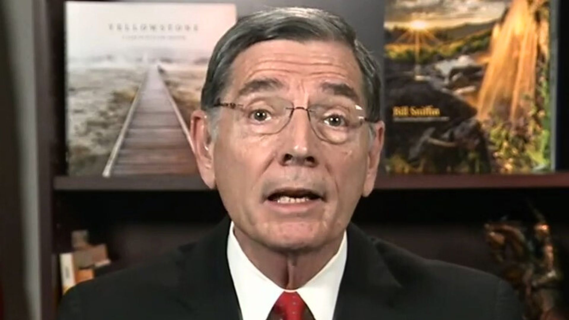 Barrasso shared parts of the Fox Interview on X and many users expressed their disappointment what GOP does with Biden immigration policies