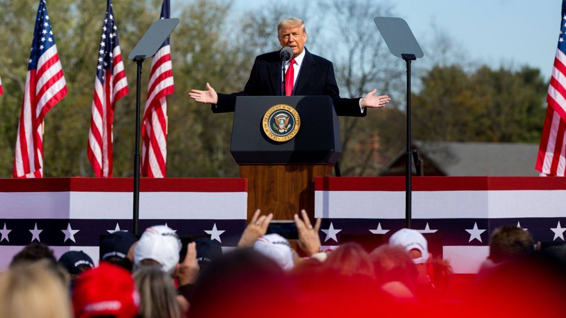 Voters in seven key swing states indicated that a guilty verdict for Trump in his New York trial wouldn't change their support for him