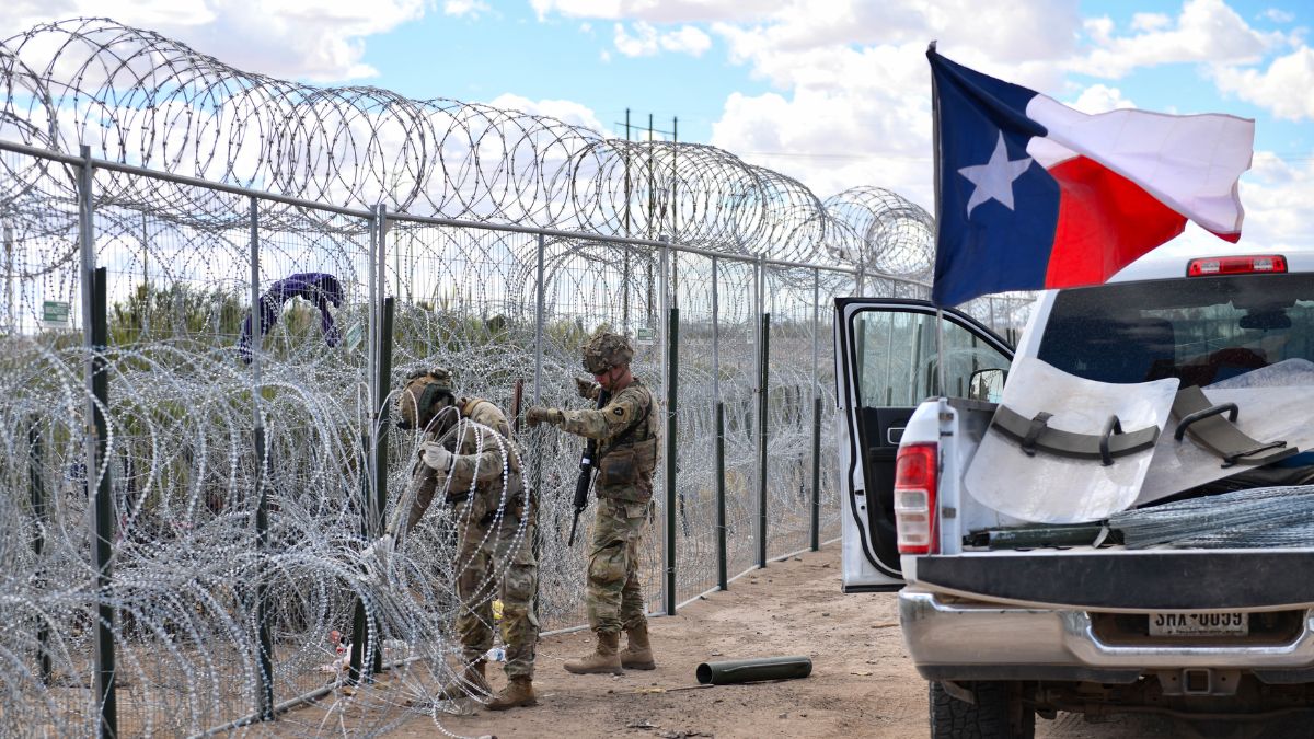Migrants seek to be taken in by federal border patrol agents because they know that they will be more lenient than Texas state guards