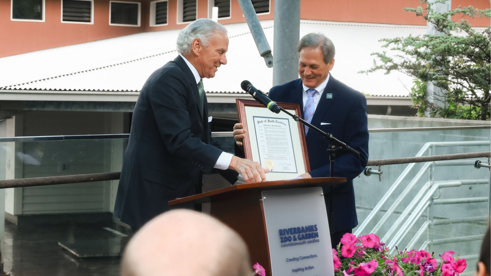 On Friday, April 26, Governor Henry McMaster joined zoo leaders to commemorate the 50th anniversary of Riverbanks Zoo and Garden in Columbia