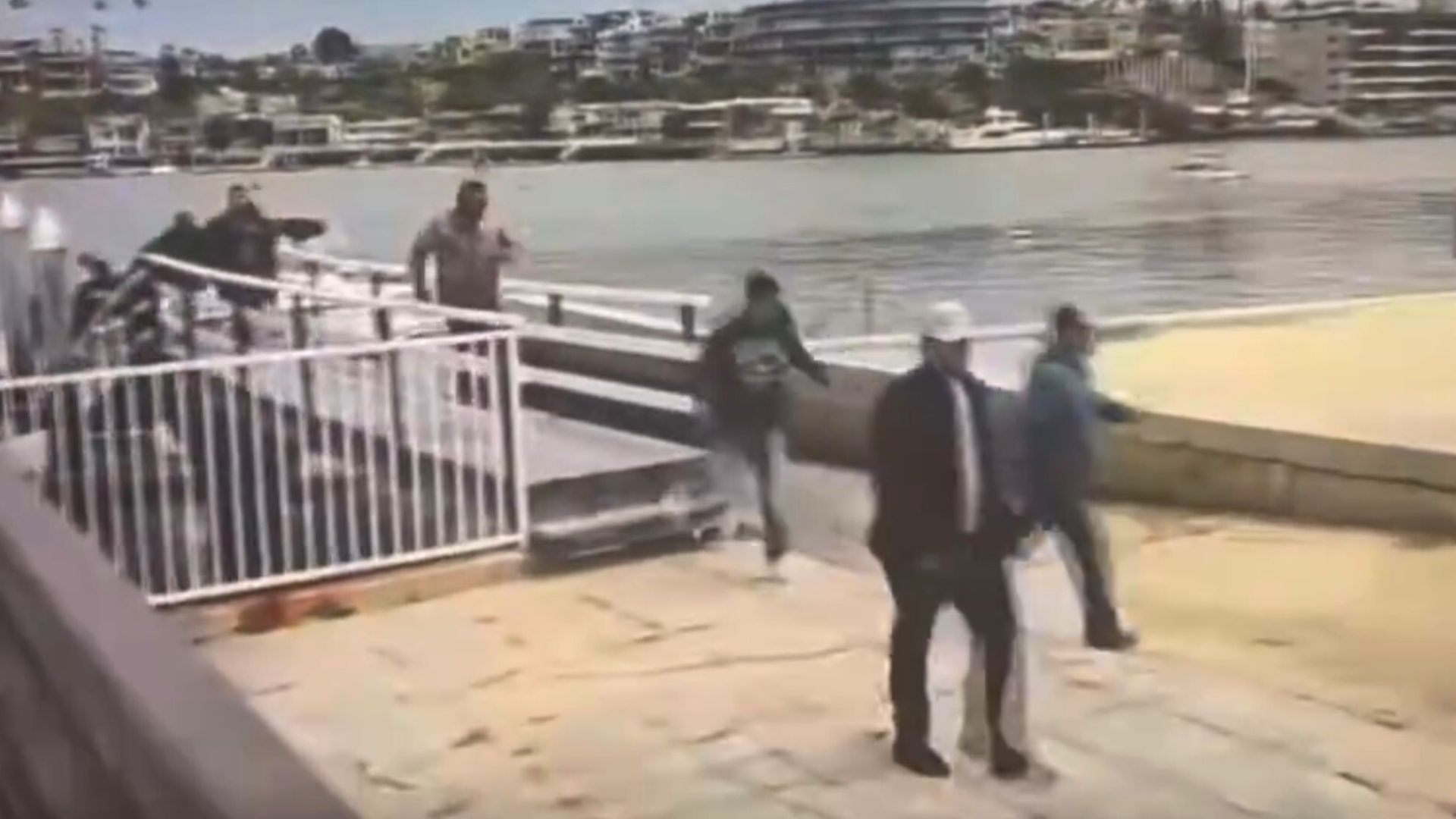 On Thursday, a group of about 20 suspected unauthorized migrants arrived by boat at a high-end marina in California and quickly fled the area