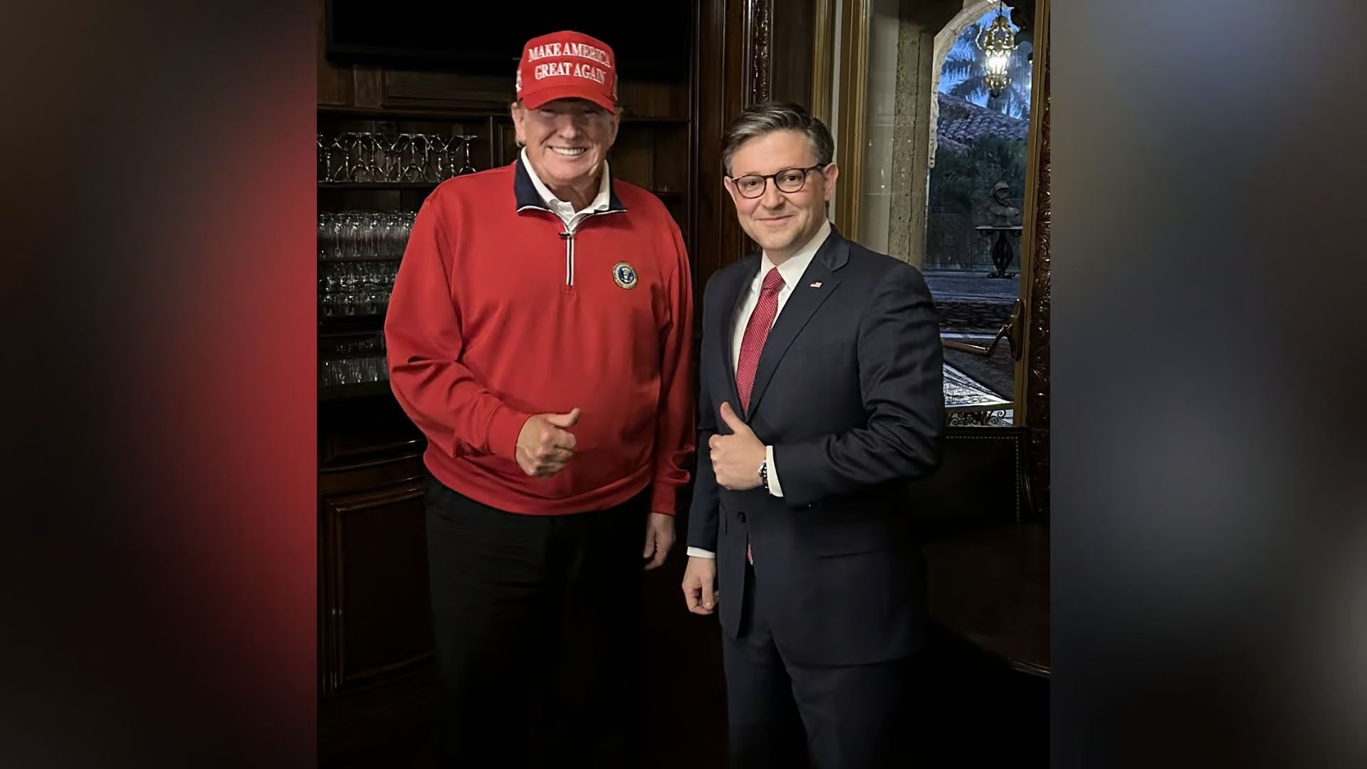 In a press conference, Johnson criticized the US legal system heavily, calling the hush-money trial against Donald Trump a baseless "sham."