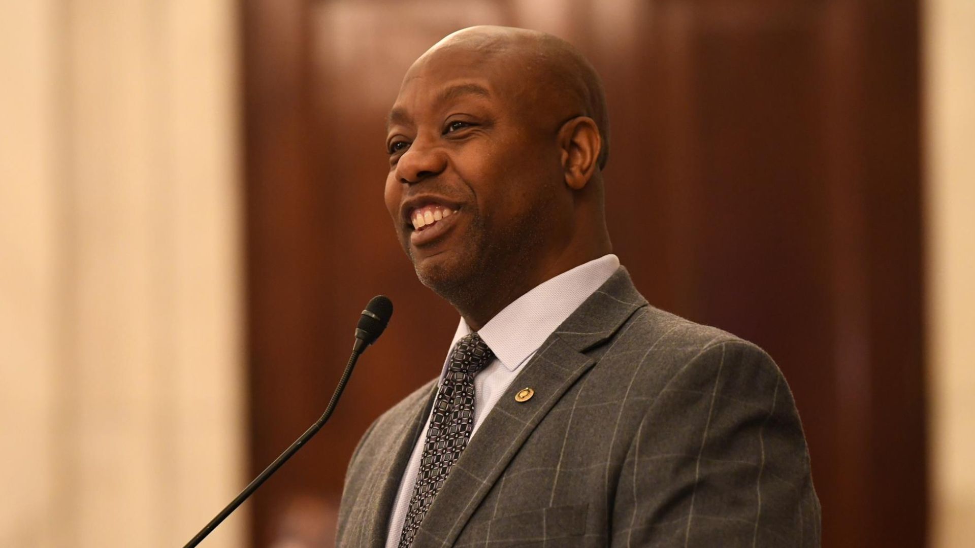 U.S. Senator Tim Scott of South Carolina has joined a growing group of Republican senators who support a legal campaign to keep the Ten Commandments on display in public school classrooms.