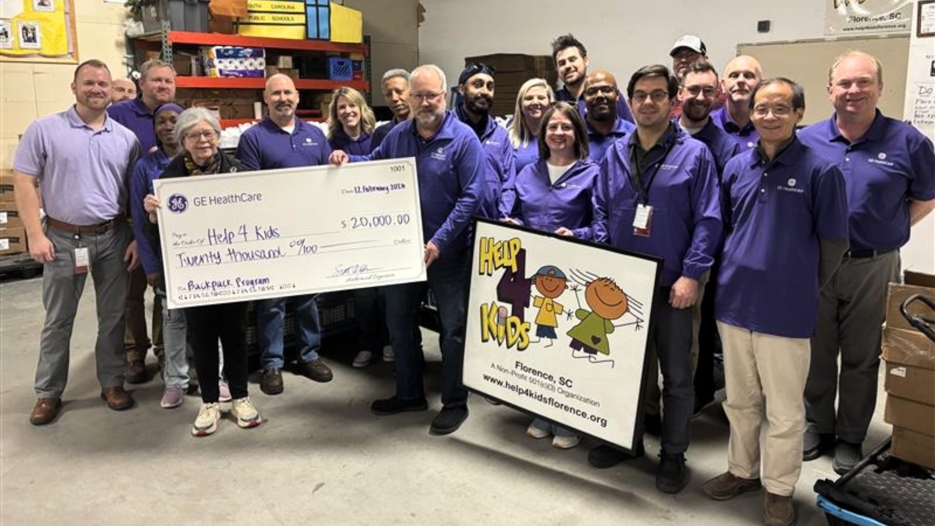 Earlier this month, GE HealthCare made a $20,000 donation to Help4Kids-Florence, which strengthened a collaboration focused on helping kids and families in the community.