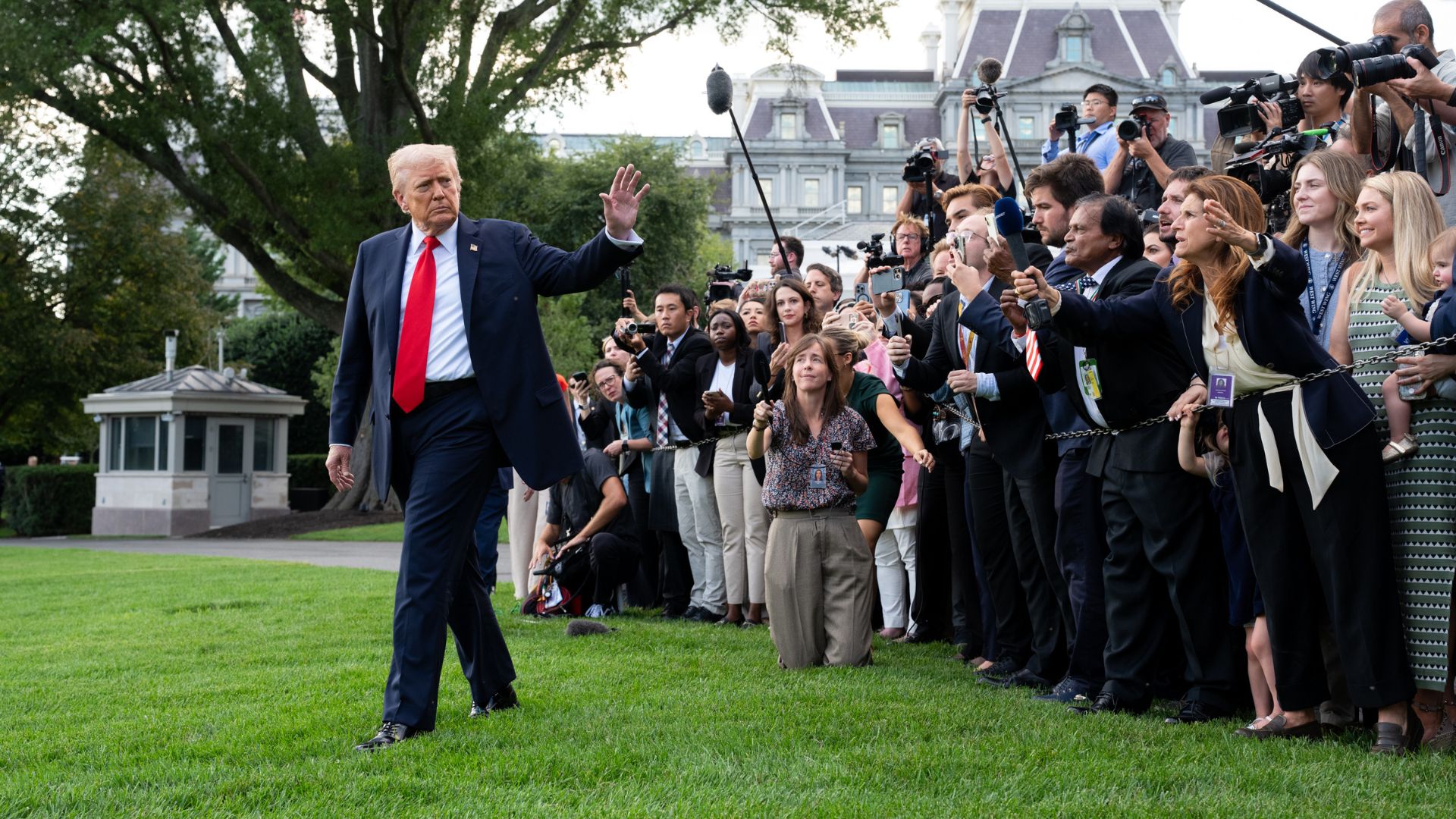 Trump is now turning a period of military tension abroad into another fierce confrontation over media coverage at home.